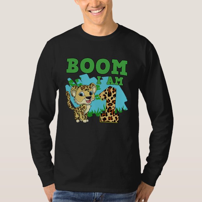 Boom Im 1 Leopard T Shirt (Framsida)