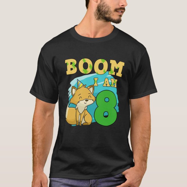 Boom Im 8 Fox T Shirt (Framsida)