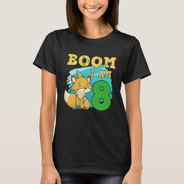 Boom Im 8 Fox T Shirt (Framsida)