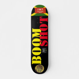 BOOM JMT Skateboard, 7¾ tum Deck Mini Skateboard Bräda 18,5 Cm