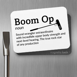 Boom Op-definition - ange Life 3 tum x 4 tum Flex Magnet
