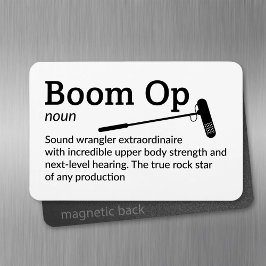 Boom Op-definition - ange Life 4 tum x 6 tum Flex Magnet