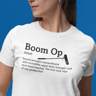 Boom Op Definition Light Mode - Funny Movie T Shirt