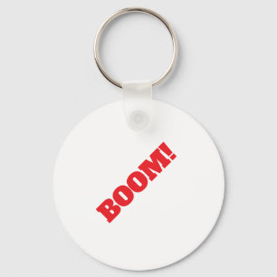 BOOM Professionell elegant modern minimalist enkel Nyckelring