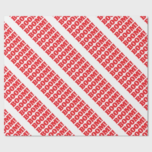 BOOM Professionell elegant modern minimalistisk en Presentpapper (Platt)