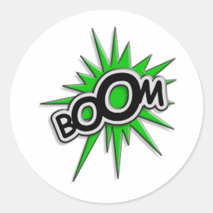 Boom Runt Klistermärke