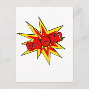 Boom! SFX-Tecknad Vykort