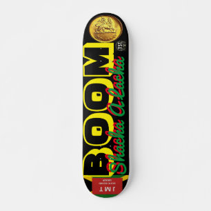 BOOM SHACK A LACKA 7 3/4-tums Skateboard-däck Mini Skateboard Bräda 18,5 Cm