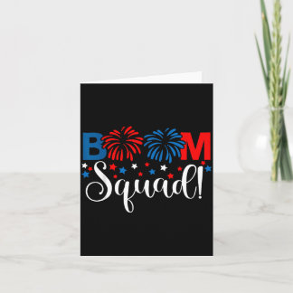 Boom Squad 4 juli T-shirt fyrverkerier Kort