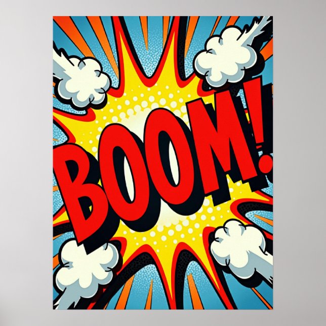 BOOM! Utbrott av popkonst Poster (Framsidan)
