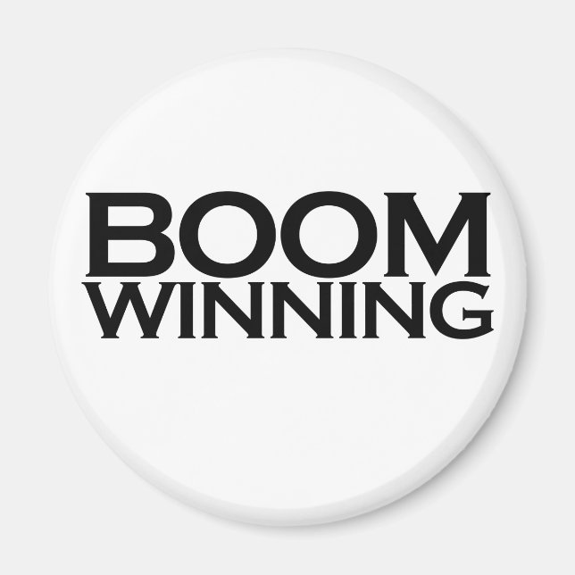 Boom-vinnande Magnet (Framsidan)