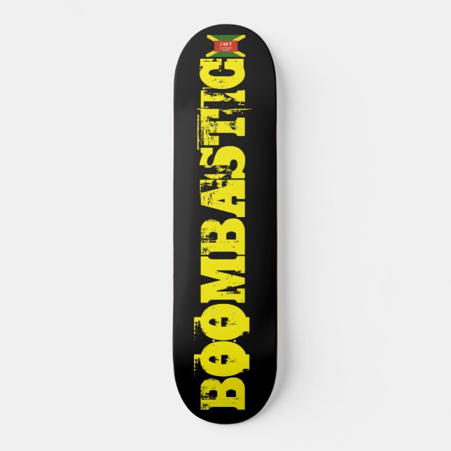 BOOMBASTISK SKATTEBORD MINI SKATEBOARD BRÄDA 18,5 CM (Framsida)