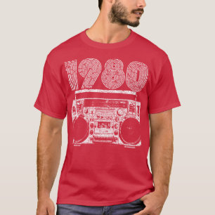 Boombox 1980 tee shirt
