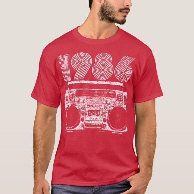 Boombox 1986 t shirt (Framsida)