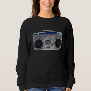 Boombox 80-talets 90-tal: Retro Music Hip hop går  T Shirt