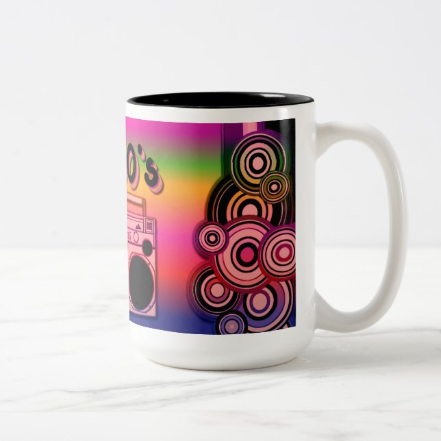Boombox 80's Retro Coffee Mugg 2 (Höger)