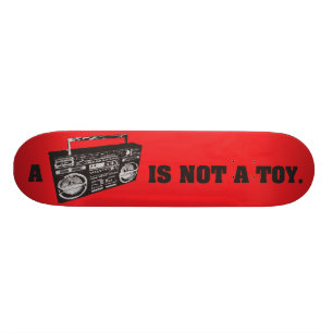 Boombox Är Inte en Leksak Skateboard Bräda 21,5 Cm