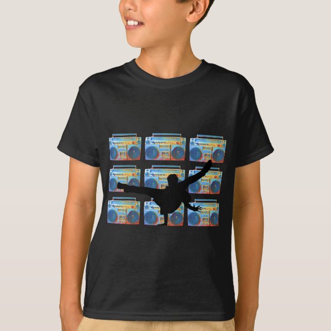Boombox B-Pojke T-shirt (Framsida)