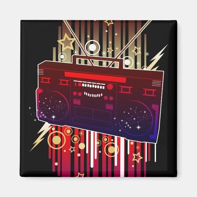 Boombox Blast Magnet (Framsidan)