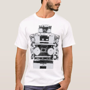 Boombox dansrobot t shirt