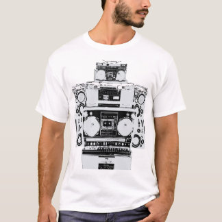 Boombox dansrobot t shirt