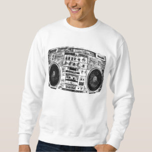 Boombox graffiti långärmad tröja