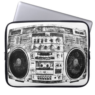 Boombox grafitti laptop fodral