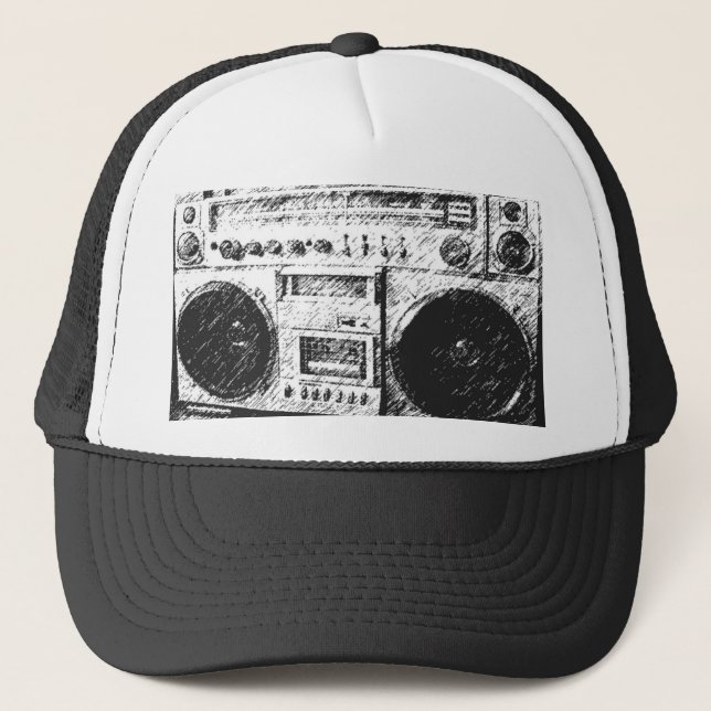 Boombox hatt truckerkeps (Framsida)