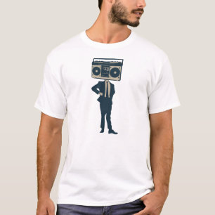Boombox Head T-tröja Tee Shirt