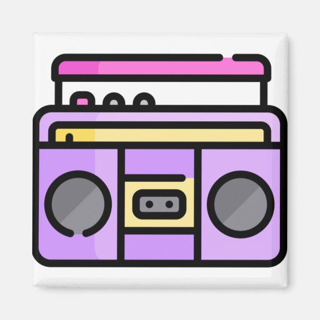 Boombox Magnet (Framsidan)