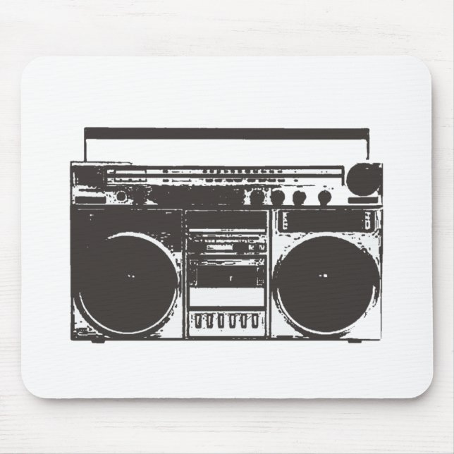 Boombox Mousepad Musmatta (Framsidan)