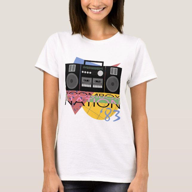 Boombox Nation 83 T-shirt (Framsida)