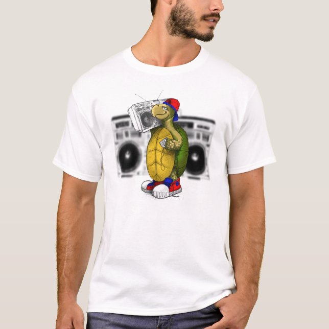 Boombox sköldpadda tröja (Framsida)