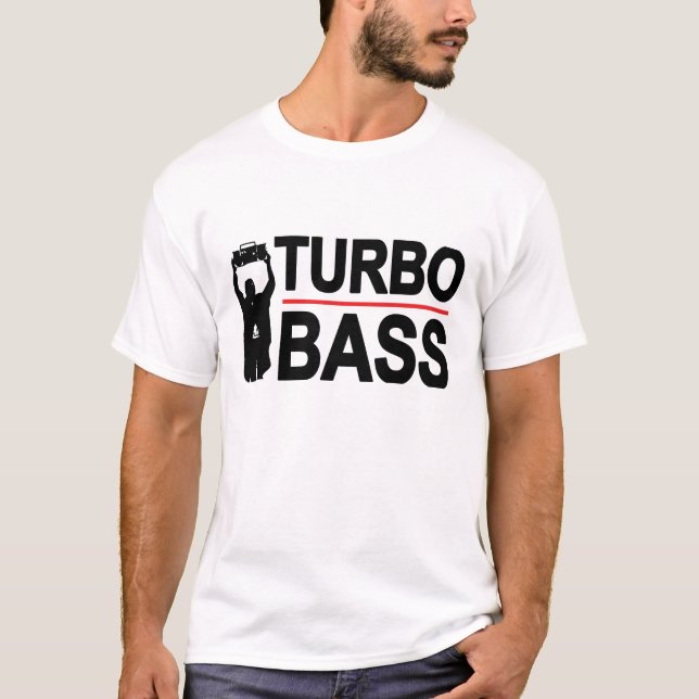 Boombox Turbo basT-tröja T Shirt (Framsida)