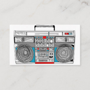 Boombox visitkort