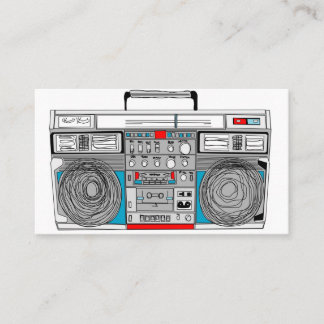 Boombox visitkort