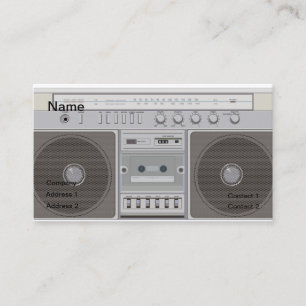 Boombox Visitkort