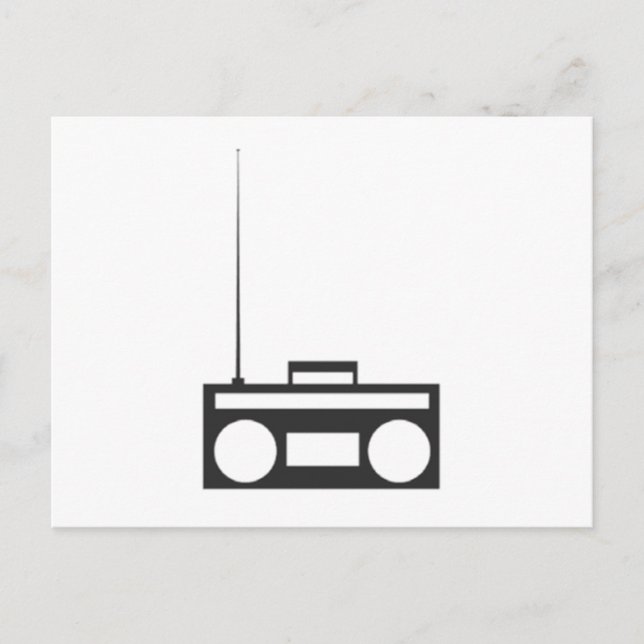 Boombox Vykort (Framsida)