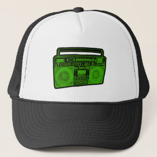 boomboxbergsprängaren radiosände truckerkeps