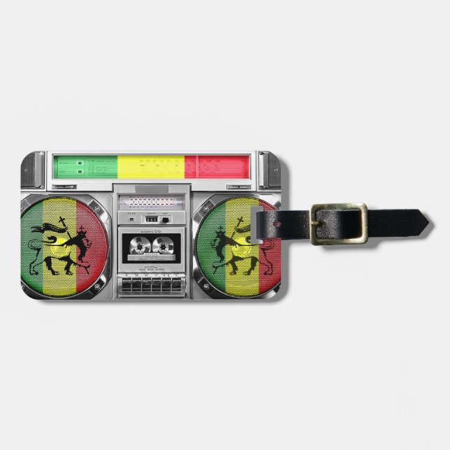 boomboxreggae bagagebricka (Horisontell Framsida)