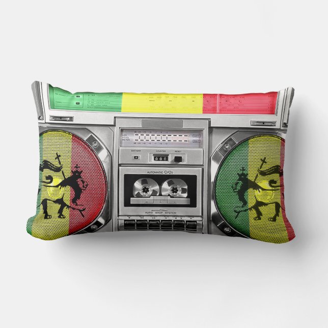 boomboxreggae lumbarkudde (Framsida)