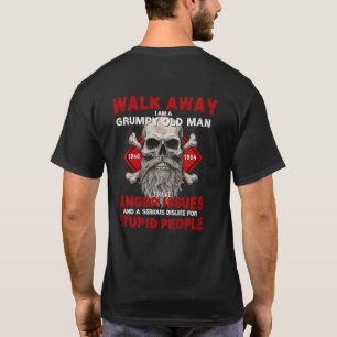 Boomer EST 1951 Walk Away I är en grumpy Old Man T Shirt