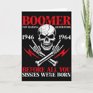 Boomer Generation Dålig Innan Alla Era Fegisar 194 Kort
