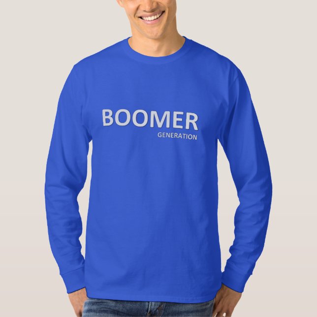 BOOMER generation långärmad t-shirt (Framsida)