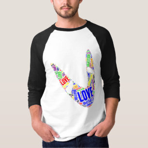 Boomerang Basic Kärlek Gratitude Apprecision T Shirt
