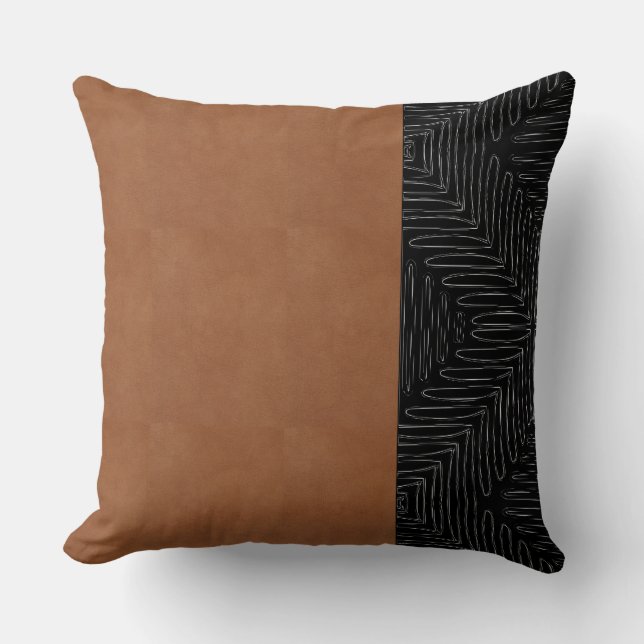 Boomerang Mudcloth Dekorativ kudde (Framsida)