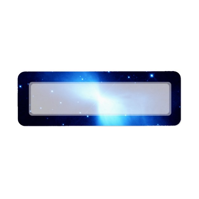 Boomerang Nebula (Hubble Telescope) Returadress Etikett (Framsidan)