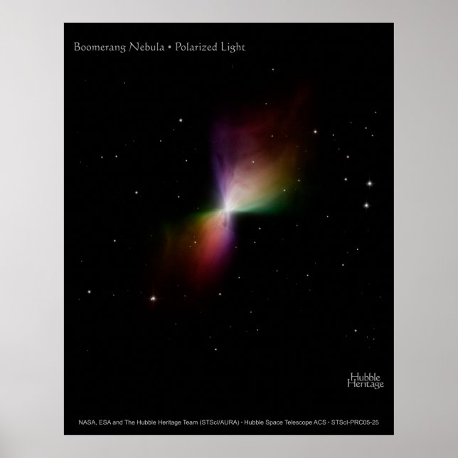 BoomerangNebula-PolarizedLight-200 Poster (Framsidan)