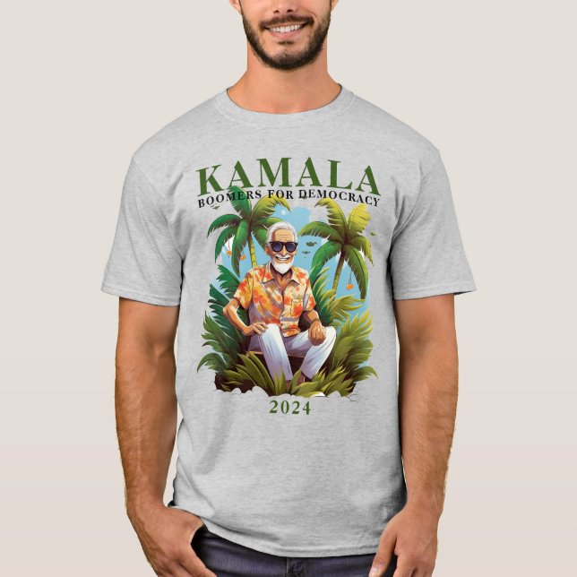 Boomers for Kamala T-Shirt (Framsida)