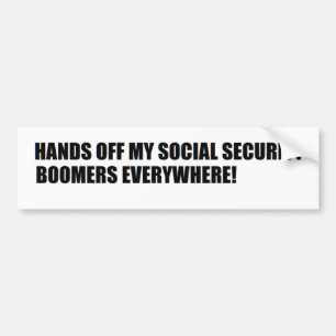 BOOMERS SÄGER SÄKERHET FÖR HÄNDER AV SOCIAL BILDEKAL